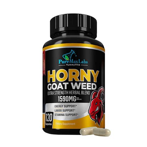 Puremax Labs Vi N U Ng H Tr S C Kh E Nam N Horny Goat Weed Mg