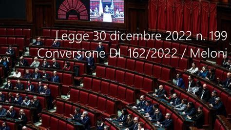 Legge 30 Dicembre 2022 N 199 Certifico Srl