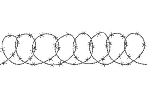 Barbed Wire Security Fence Seamless Graphic By Pikepicture · Creative Fabrica