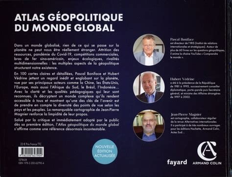 Atlas G Opolitique Du Monde Global Cartes Pascal Boniface