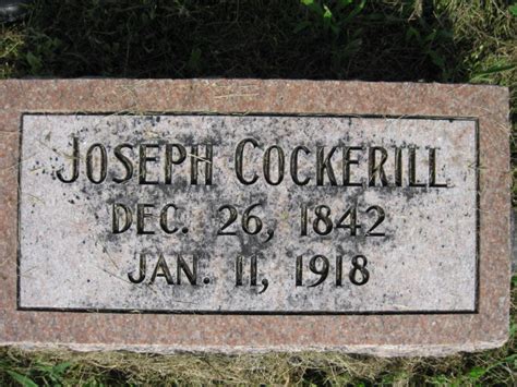 Joseph Cockerill 1842 1918 Find a Grave äreminne