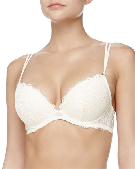 La Perla Studio Calla Push Up Bra In White Lyst