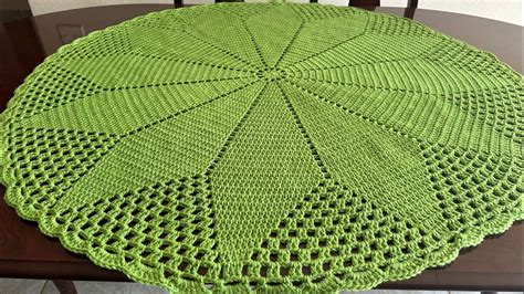 Hermoso Centro De Mesa O Mantel Paso A Paso A Crochet YouTube