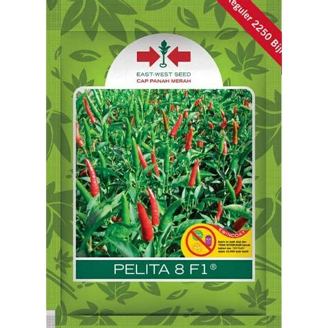 Jual BENIH CABE CABAI RAWIT PELITA 8 F1 CAP PANAH MERAH KEMASAN 2250