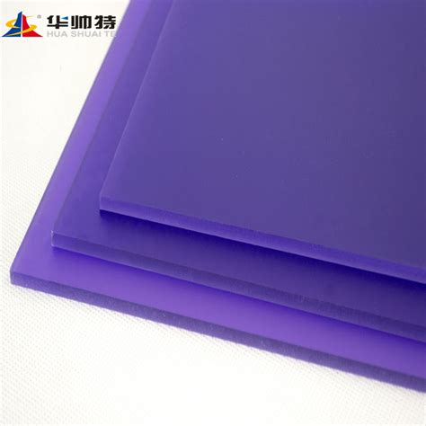 Huashuaite Cast Color Acrylic PMMA Board Plastic Glass Plastic Sheet