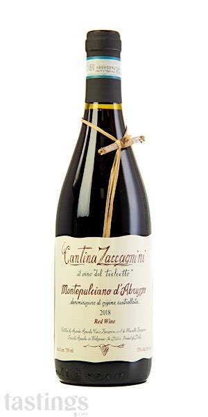 Cantina Zaccagnini Montepulciano Dabruzzo Doc Italy Wine Review