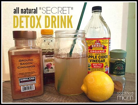 All Natural "Secret" Detox Drink Recipe