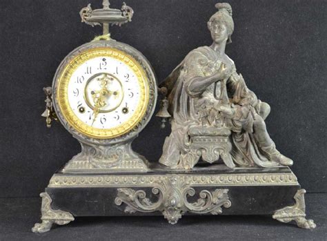 Ansonia Figural Mantle Clock