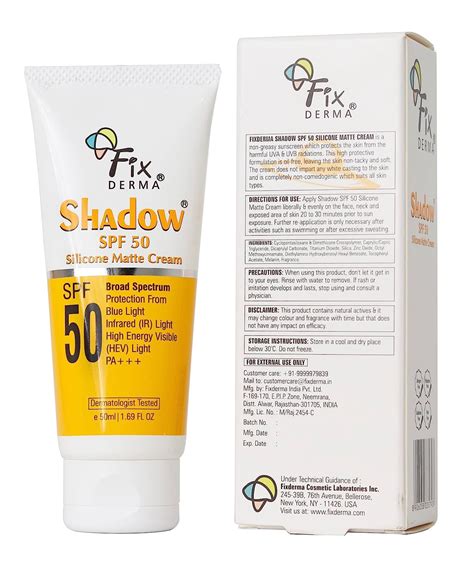 Fixderma Shadow Sunscreen Acne Prone Sun Screen Protector SPF 50