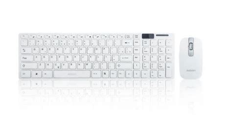 Kit Teclado E Mouse Sem Fio Bk S Branco Exbom Kit Teclado E Mouse