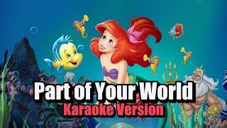 PART OF YOUR WORLD Karaoke | The Little Mermaid Acordes - Chordify