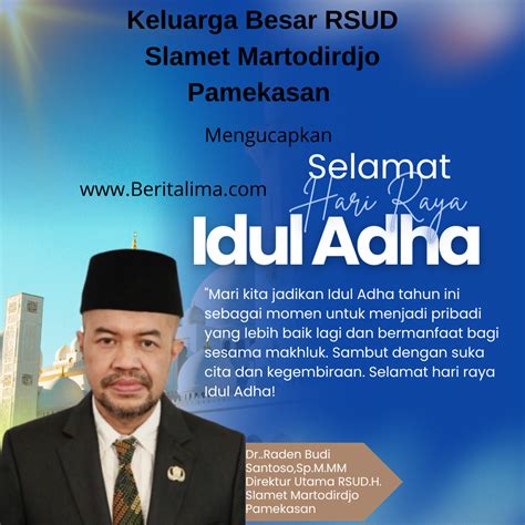 Rsud Smart Pamekasan Mengucapkan Selamat Hari Idul Adha Beritalima