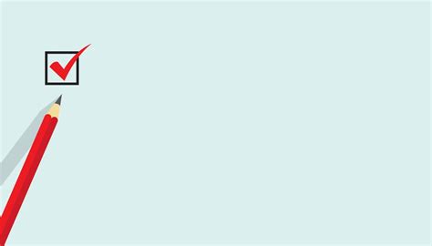 Red Marking On Checklist Box Checklist Concept Copy Space Business