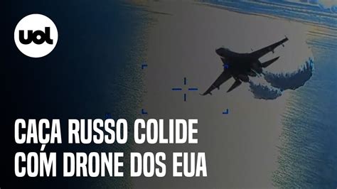 C Mera Em Drone Dos Eua Mostra Choque Ca A Da R Ssia Veja V Deo