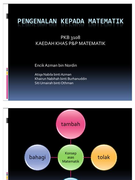 PDF Pengenalan Kepada Matematik DOKUMEN TIPS