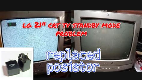 How To Troubleshoot Lg 21 Crt Tv Standby Mode Problem YouTube