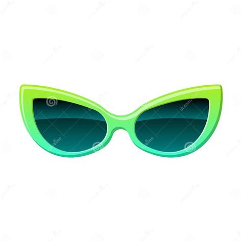 Sunglass Vector Icon Cartoon Vector Icon Isolated On White Background