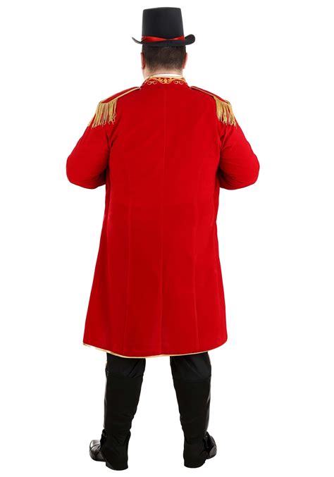 Mens Plus Size Dashing Ringmaster Costume