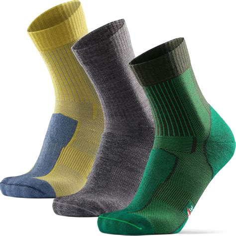 Danish Endurance Merino Wool Light Hiking Socks 3 Pack For