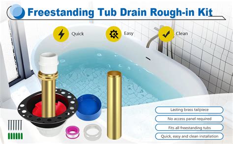 Freestanding Tub Drain Rough In Kit For Free Standing Tub Drain With