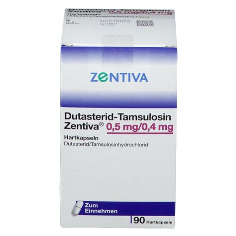 Dutasterid Tamsulosin Zentiva 0 5 Mg 0 4 Mg 90 St Mit Dem E Rezept