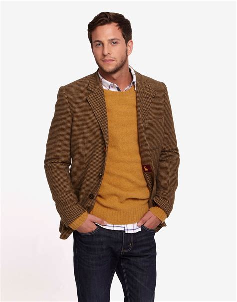 Yellow Lynwood Mens Tweed Coats Joules Uk Mens Outfits Business