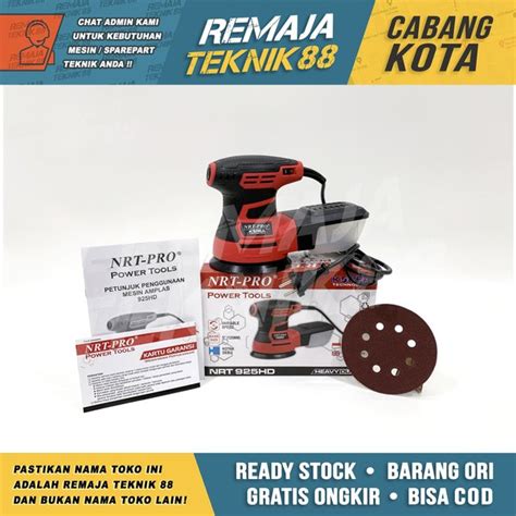 Jual NRT PRO 925 HD ORBITAL SANDER MESIN AMPLAS KAYU BULAT PRO925HD