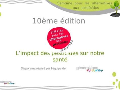 Ppt Me Dition Limpact Des Pesticides Sur Notre Sant Diaporama