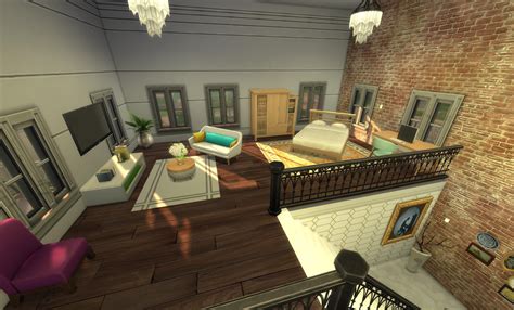 Remodeled Bank Loft : r/thesims4