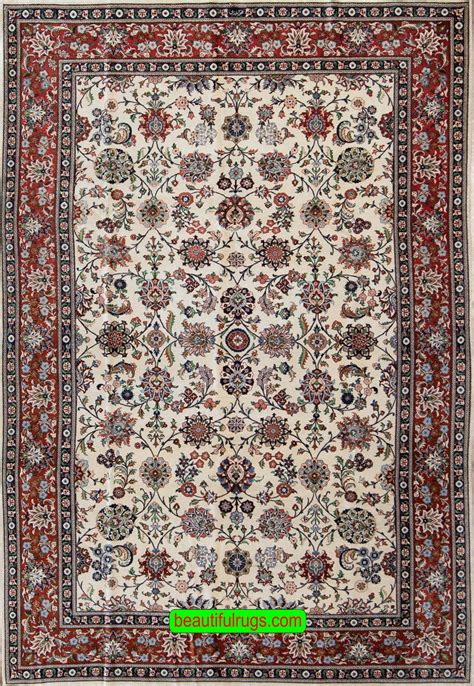 Ghom Silk Carpet - Handmade Pure Silk Iranian Ghom Carpet Sale