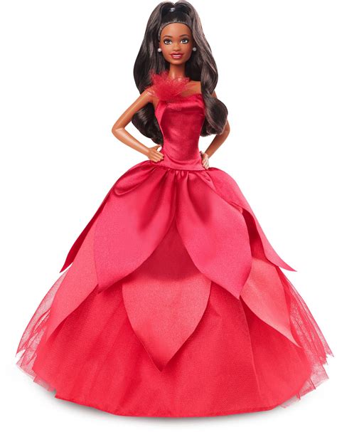 Questions and Answers: Barbie Signature 2022 Holiday Collectible Brown ...