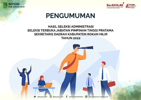 Hasil Seleksi Administrasi Seleksi Terbuka Jabatan Pimpinan Tinggi