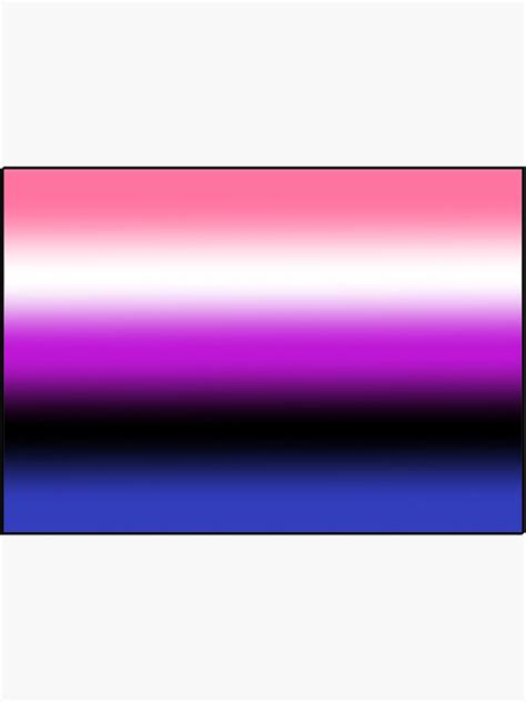 Genderfluid Pride Flag Sticker For Sale By Astraea Life Redbubble