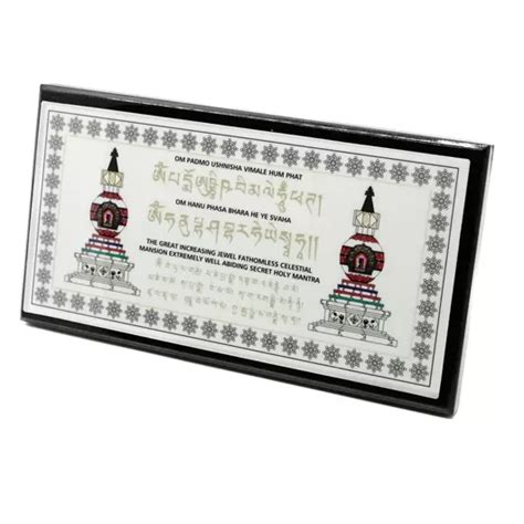 Placa Feng Shui Kalachakra Stupa 2020