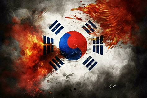 flag wallpaper of Republic of Korea South Korea 30638774 Stock Photo at ...