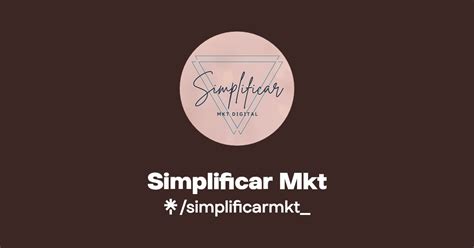 Simplificar Mkt Instagram Facebook Linktree