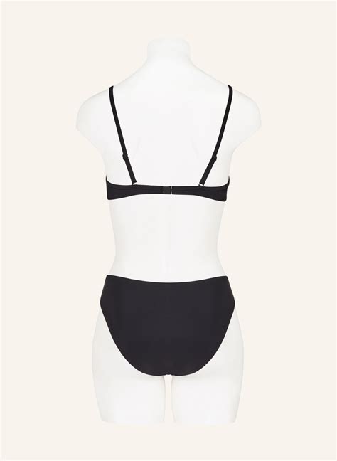 MARYAN MEHLHORN Basic Bikini Hose SILENCE In Schwarz Weiss