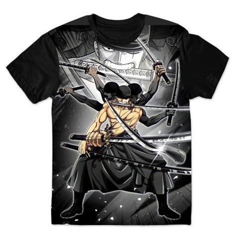 Camiseta camisa Zoro One Piece roronoa Zoro Escorrega o Preço