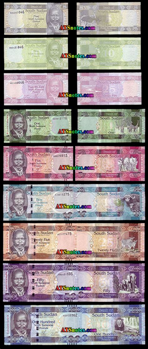 South Sudan banknotes - South Sudan money catalog and South Sudanese ...