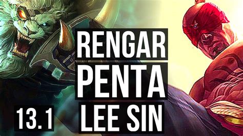 Rengar Vs Lee Jng Penta Solo Kills Legendary M Mastery