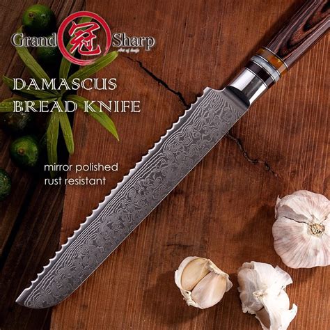 Damascus Kitchen Knives vg10 Japanese Damascus Ste... – Grandado