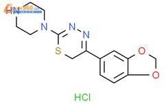 5 1 3 苯并二氧杂环戊烯 5 基 2 哌嗪 1 基 6H 1 3 4 噻二嗪二盐酸盐 5 1 3 Benzodioxol 5 yl