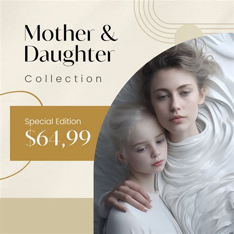 Mother Daughter Artmother 2 Daughtersophisticated Wallalbinomother