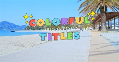 Colorful Title, Video Templates - Envato Elements