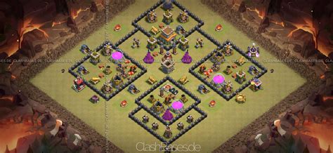 Clash Of Clans Level 8 Town Hall Defense Layout