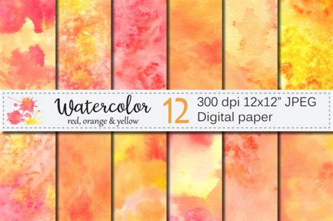 Rainbow Digital Paper Pack Multicolored Scrapbooking Papers Rainbow