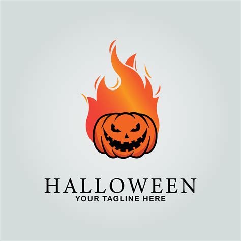 halloween logo line art design 25502436 Vector Art at Vecteezy