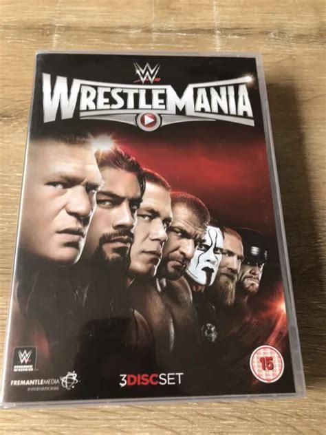 Wwe Wrestlemania Dvd Boxset Disc Collector S Edition