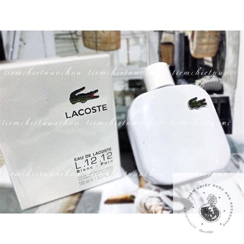 N C Hoa Nam Lacoste Eau De Lacoste L Blanc Pure Shopee Vi T Nam