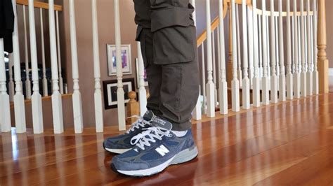 New Balance Made In USA 993 Indigo W Grey WR993VI Review On Feet